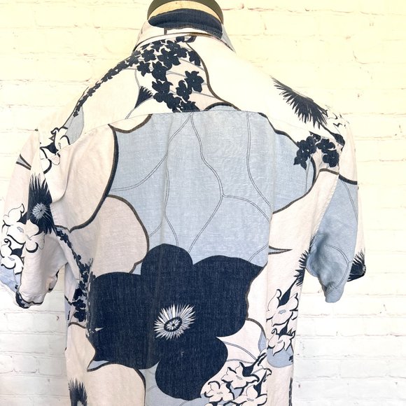 Retro Hawaiian Short Sleeve Shirt - Size Large - Brand - Visitor - Picture 6 of 9